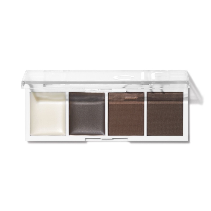 Elf, BITE-SIZE BROW Pallet- Dark brown 
 ايلف، باليت حواجب حجم صغير -بني غامق